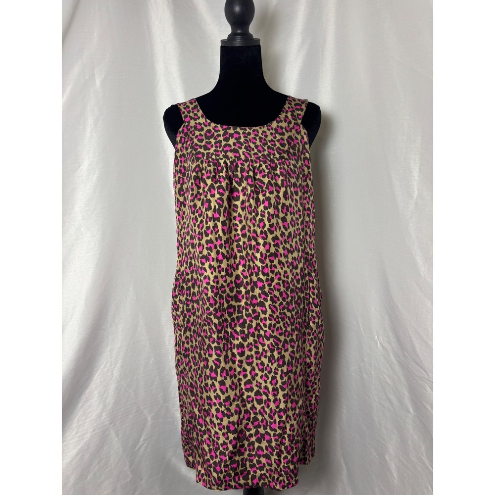 MICHAEL Michael Kors Dress Womens 6 Pink Leopard Very Good Sleeveless Shift